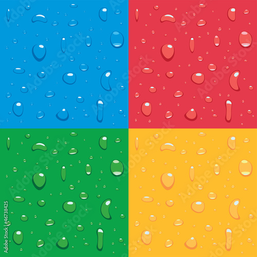 Water drops.
