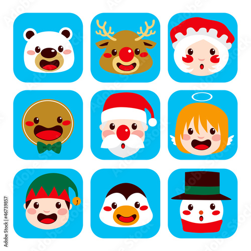 Christmas Character Faces