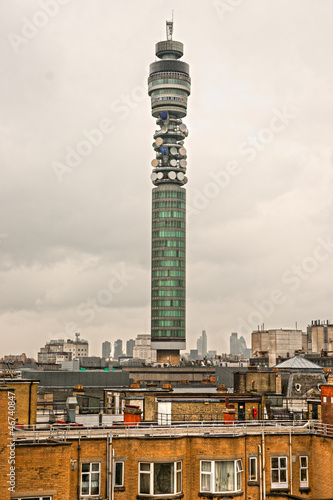 Obraz na płótnie BT London Telecom Tower in London on w salonie