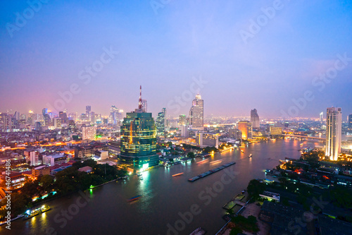 Bangkok Skyline, Thailand..