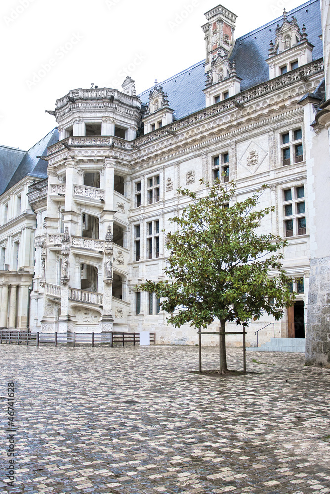 Royal Chateau de Blois. Spiral staircase