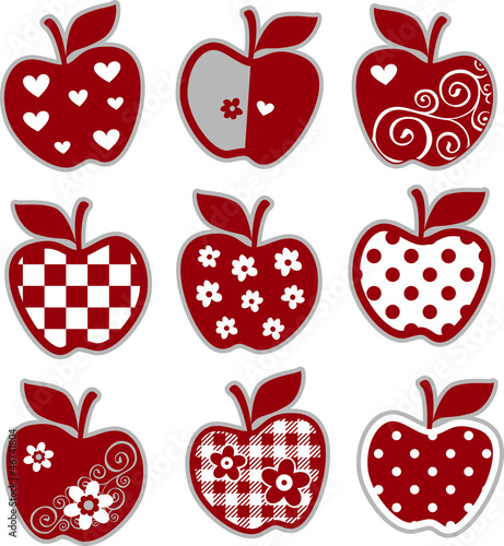 maçãs patchwork