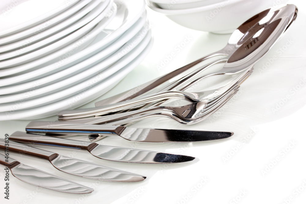 forks, knifes and spoons close-up forks, knifes and spoons close-up