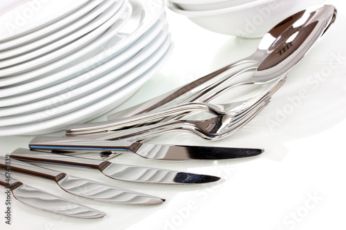 forks, knifes and spoons close-up © Africa Studio