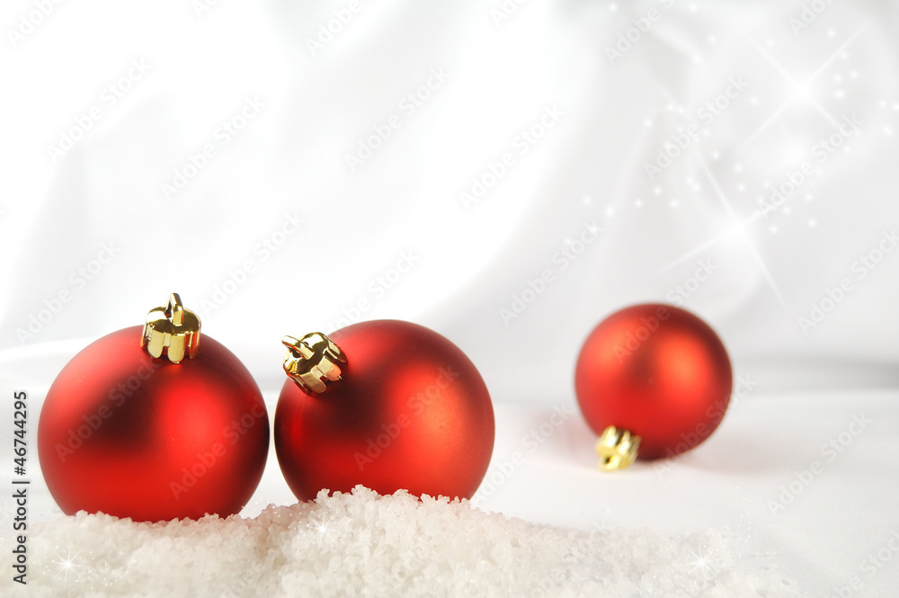 Seasonal background with Christmas decorations Seasonal background with Christmas decorations