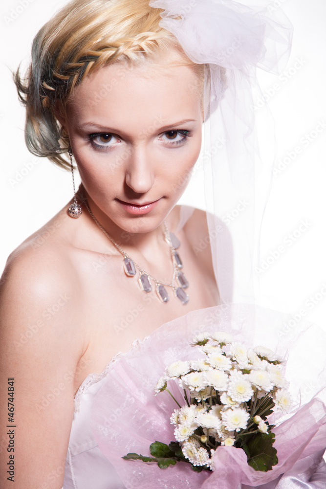Naklejka premium Невеста, фото в студии 2