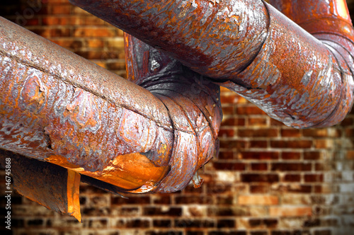 rusty pipe