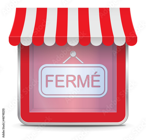 Icône Magasin Fermé