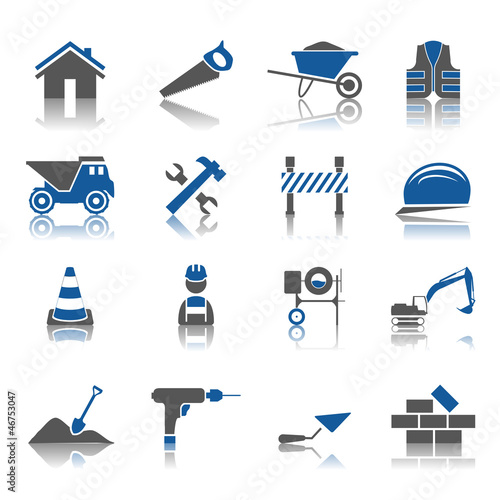 16 Icons Bauwesen