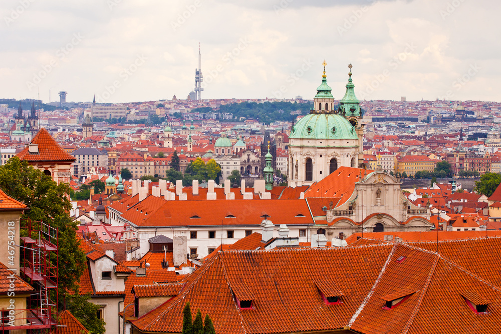Prague. Top view