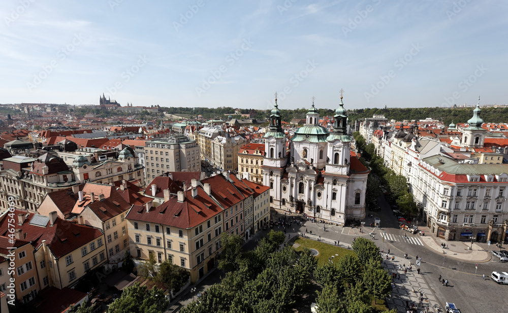 Prag, Altstädter Ring, Stadtansicht