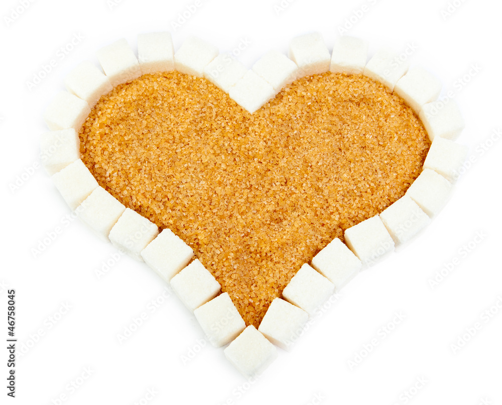 Heart from sugar Heart from sugar