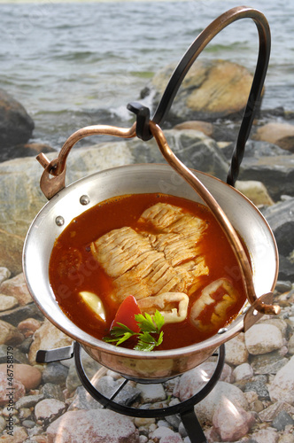 fish chowder from Hungary (lake Balaton)
