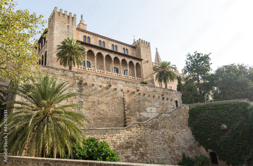 Almudaina  of Palma de Mallorca in Majorca Balearic island