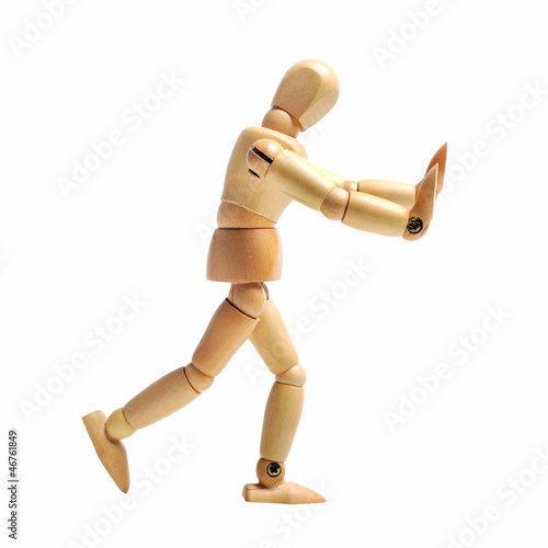 Wood Puppet Advertising