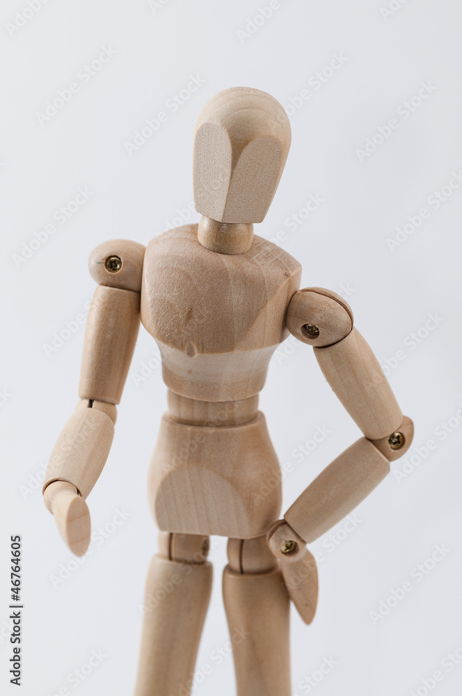 Eine Zeichenpuppe reicht die Hand entgegen Eine Zeichenpuppe reicht die Hand entgegen