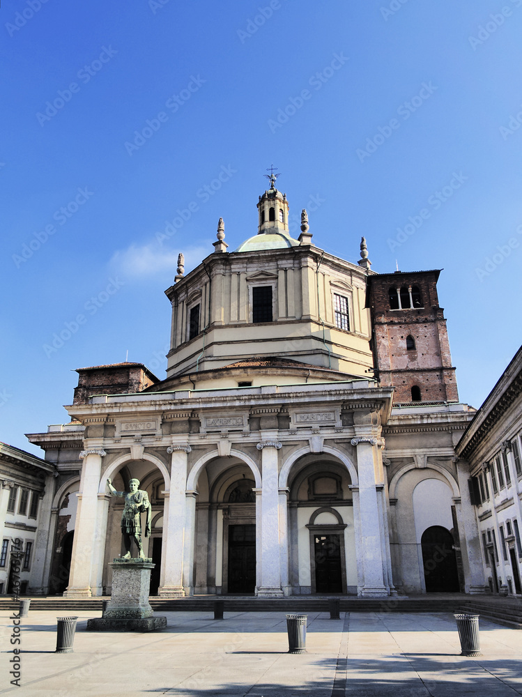 Basilica of San Lorenzo, Milan, Lombardy, Italy