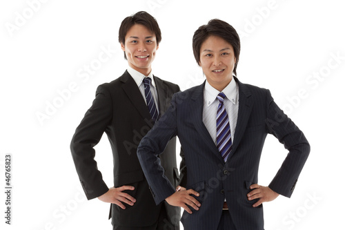 two young businessmen