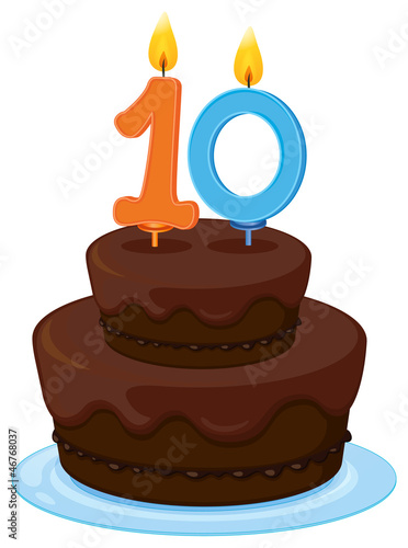 a birthday cake