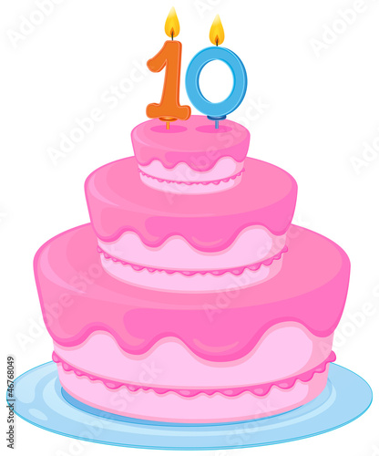 a birthday cake