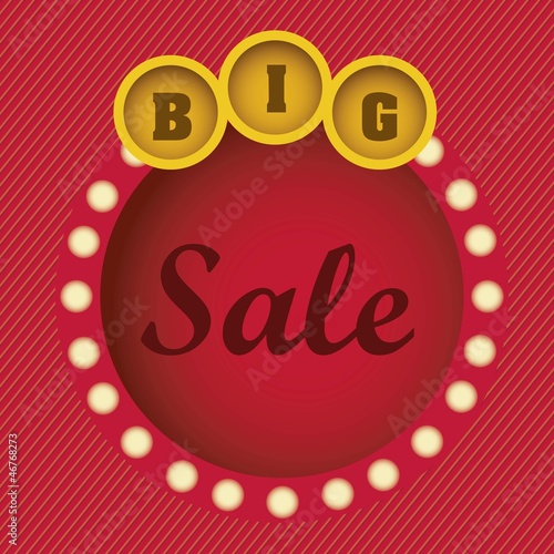 Retro sale label