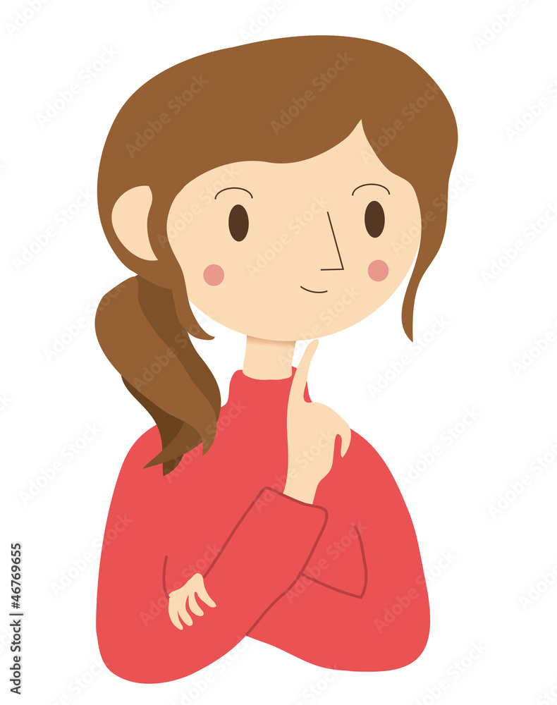 女性の表情イラスト 女性の表情イラスト
