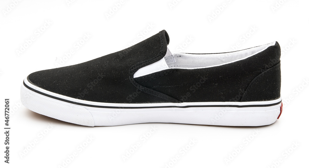 black sneaker black sneaker