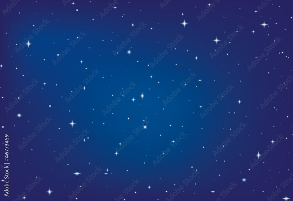 Abstract background Night sky with stars