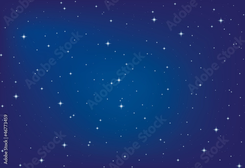 Abstract background Night sky with stars