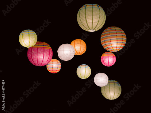 Photos bunte Lampions