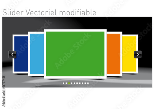 Slider photo internet modifiable