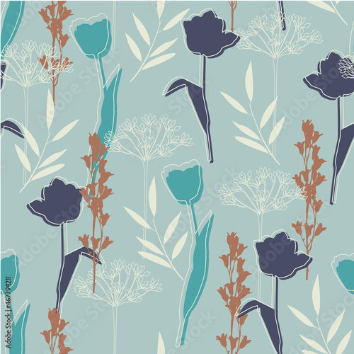 Floral seamless pattern