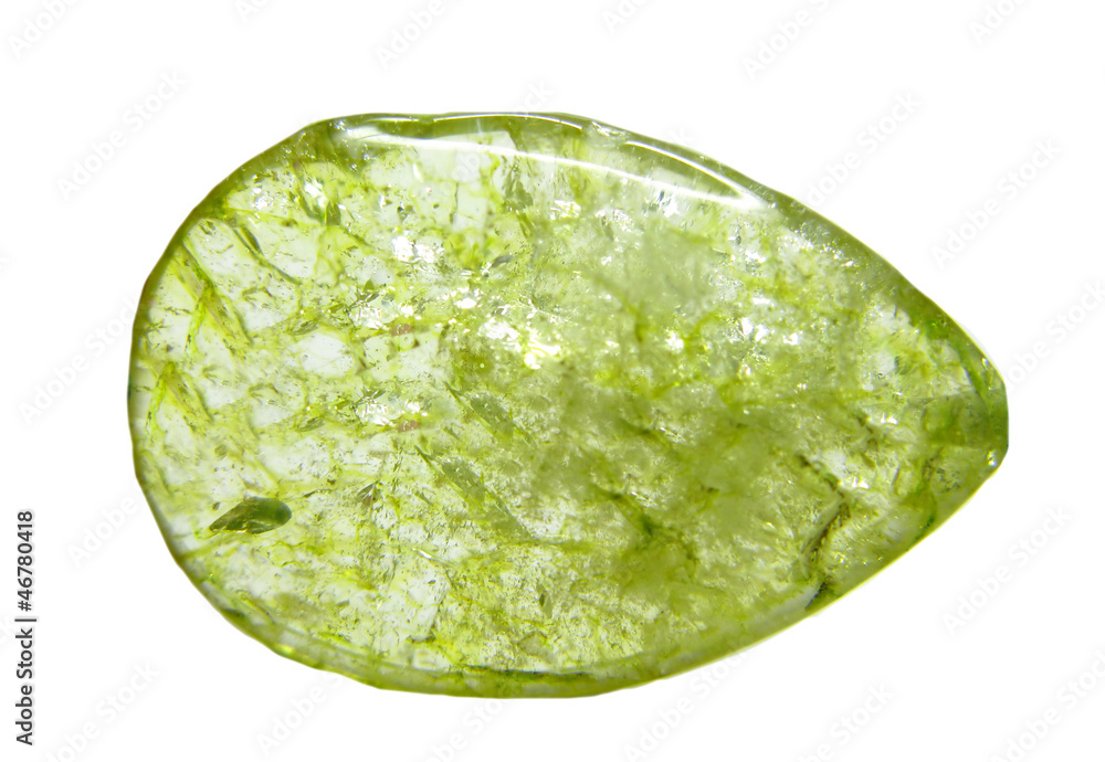 peridote semiprecious crystal