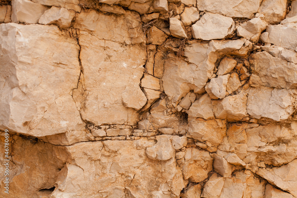 Texture of a stone wall