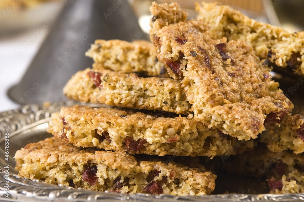 Freshly baked cranberry cookies Freshly baked cranberry cookies