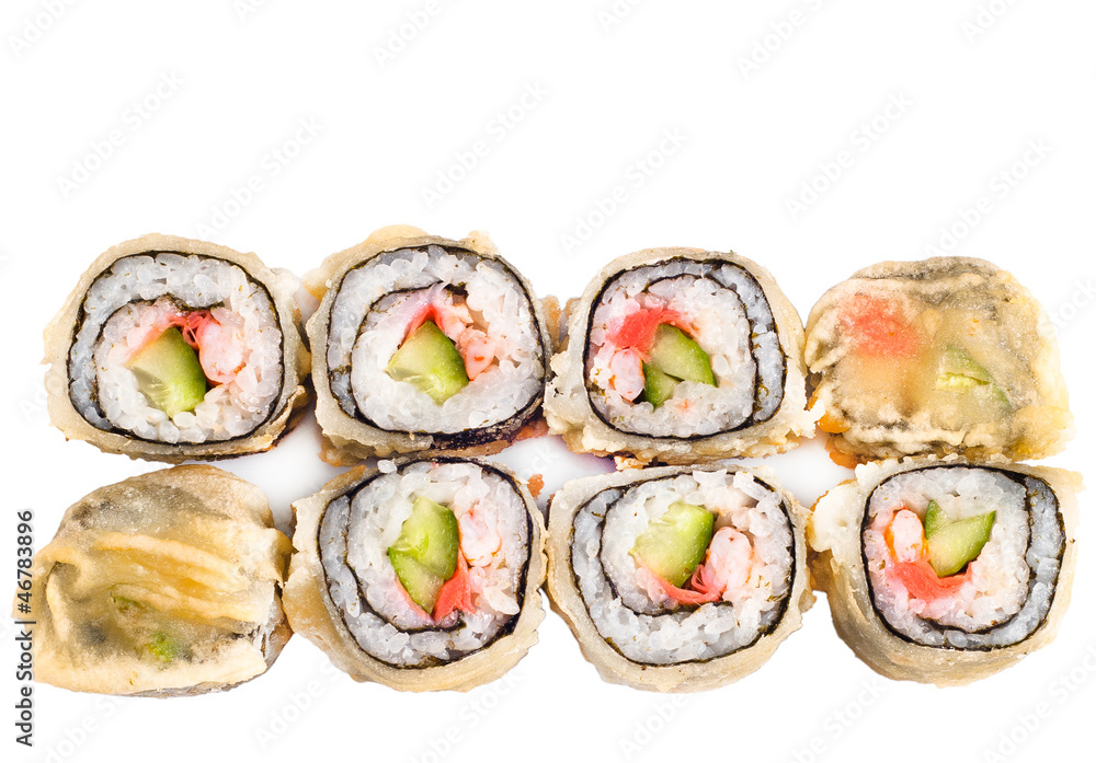 hot sushi roll in flat cake hot sushi roll in flat cake