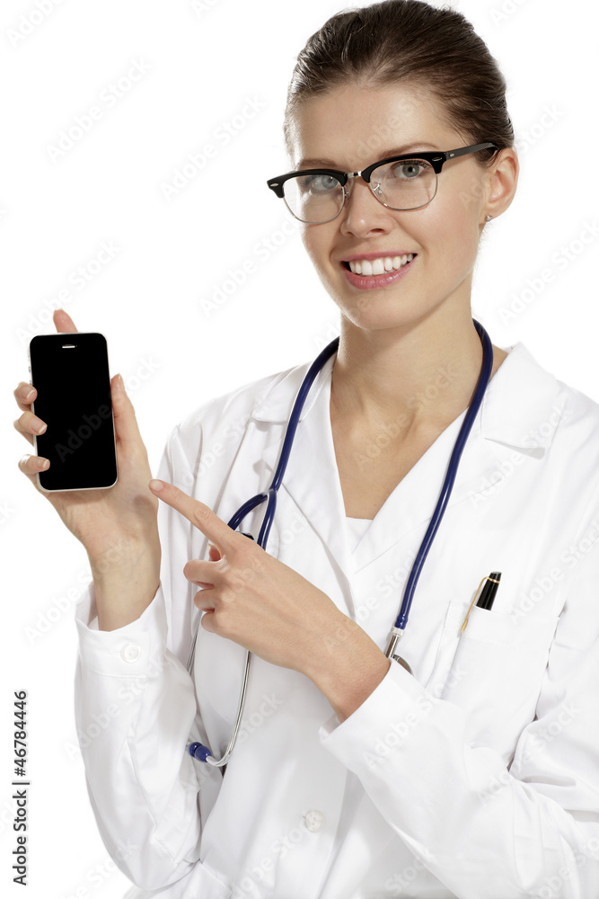 young woman doctor