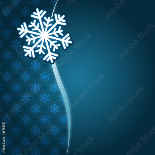 Fond voeux noel flocon