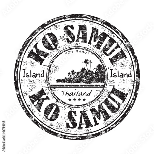 Ko Samui rubber stamp