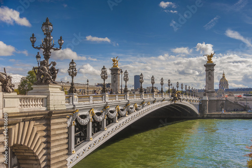 Bridge in Paris, France © Christian Delbert