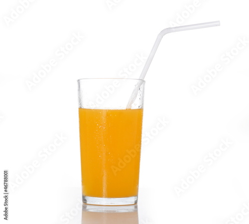 Orange Juice isolated on white background