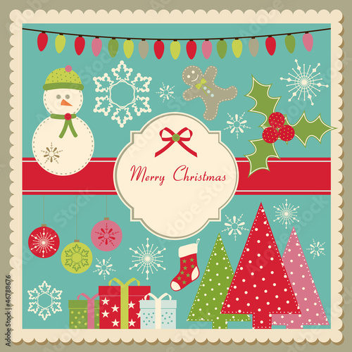 Vector Christmas card