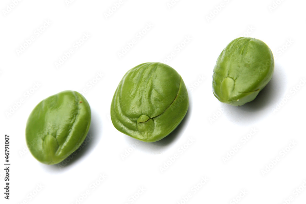 Petai, Bitter beans On White Backgound Petai, Bitter beans On White Backgound