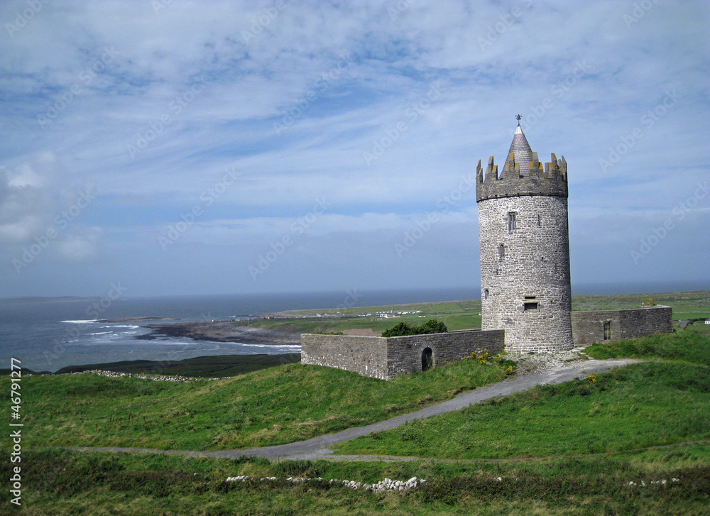 Burgruine in Irland