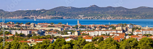 Dalmatian city of Zadar panoramic view