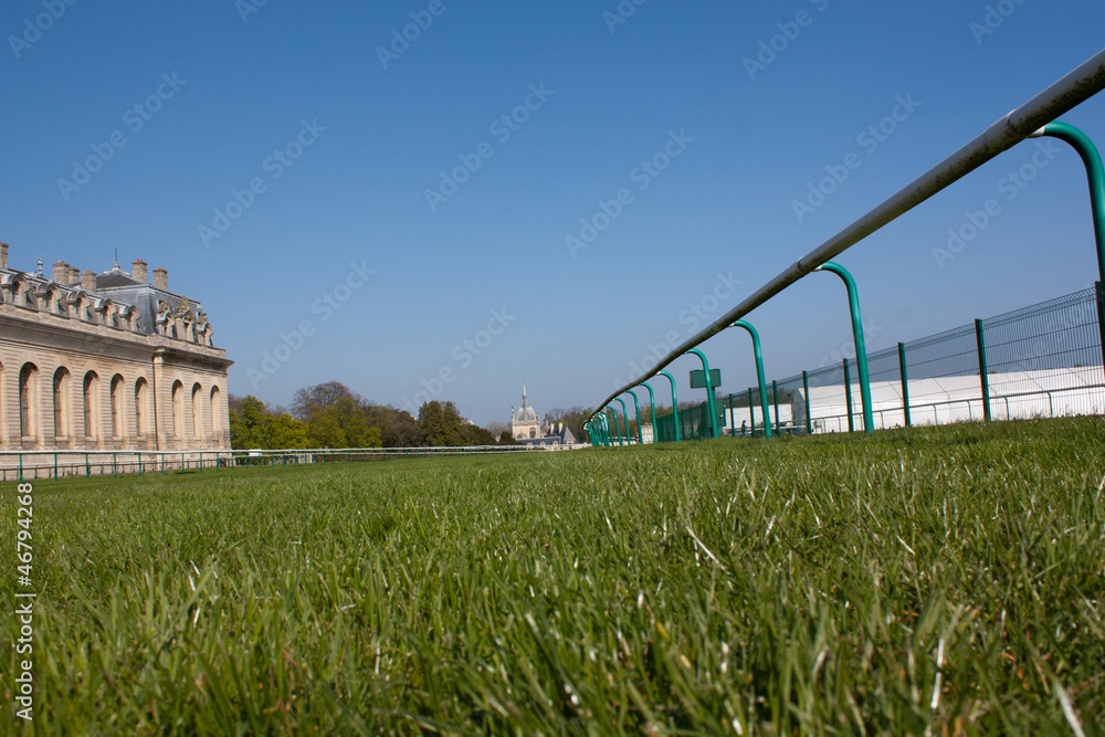 Fototapeta premium La piste du champ de courses