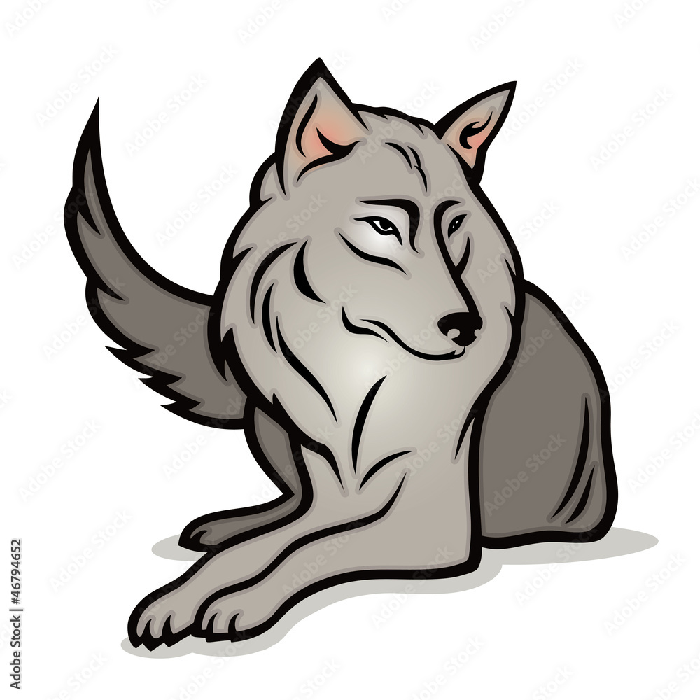 Cartoon wolf Cartoon wolf