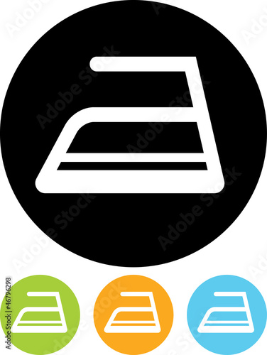 Vector smoothing iron icon