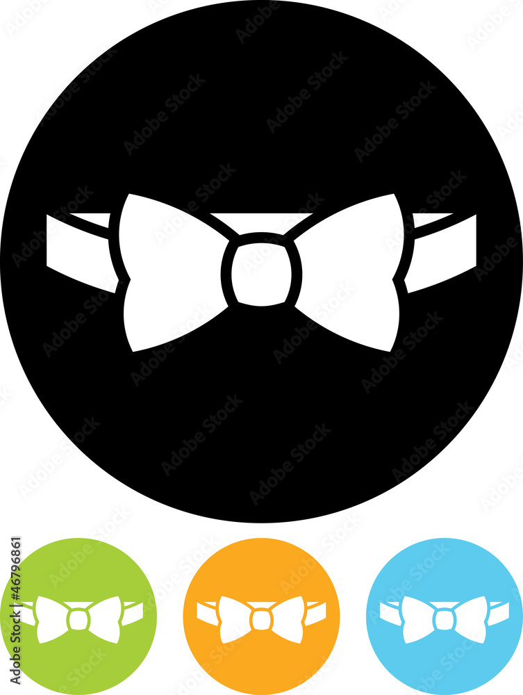 Vector icon isolated on white - Bow tie Vector icon isolated on white - Bow tie