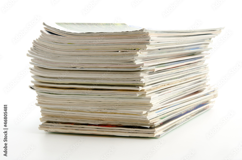 Stapel alter Zeitschriften Stapel alter Zeitschriften